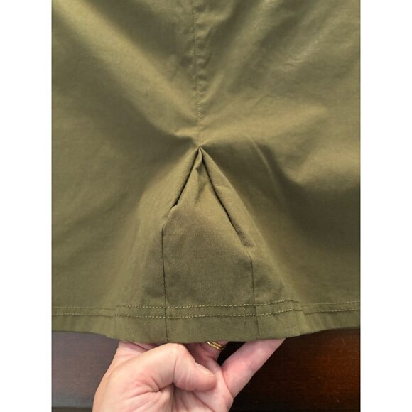 Athleta Take a Hike Casual Travel Skirt Faux Skort in Green Size 8 - Picture 4 of 11